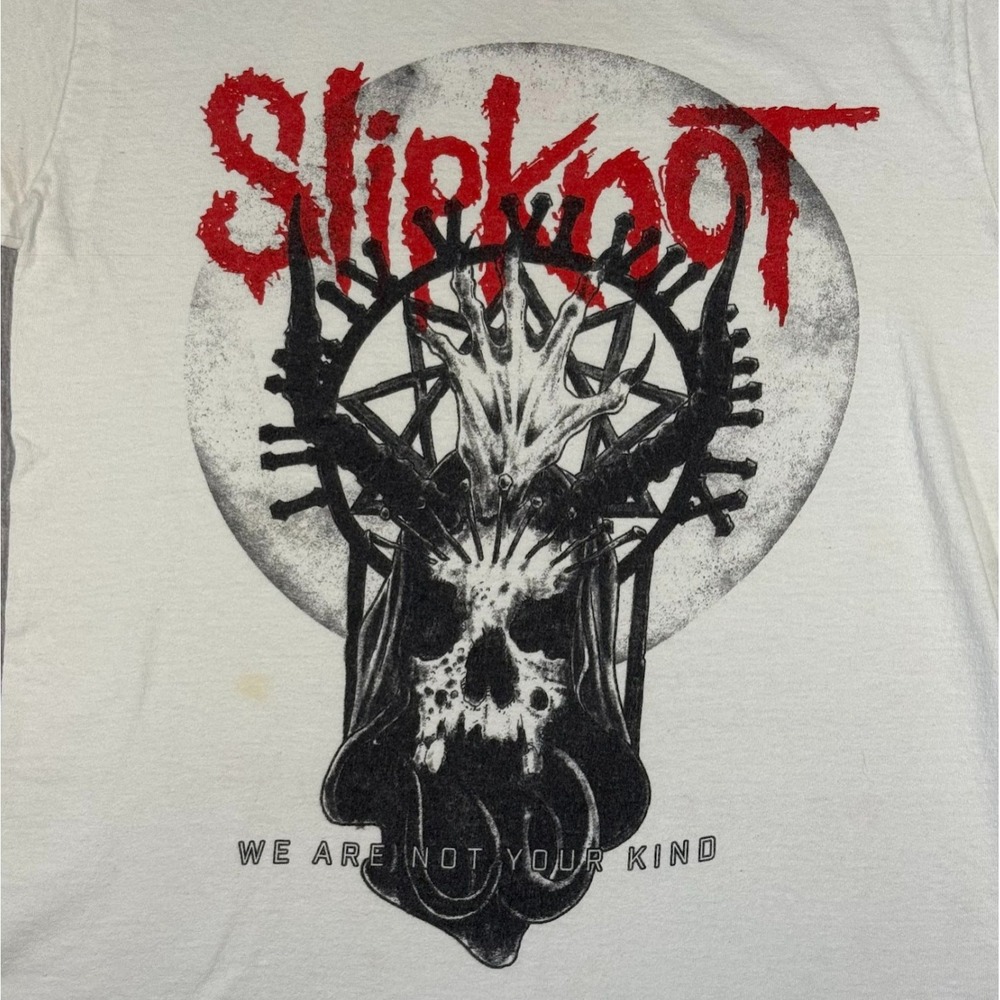 Slipknot‎ We Are Not Your Kind 2019 Tour T Shirt Small White Gildan